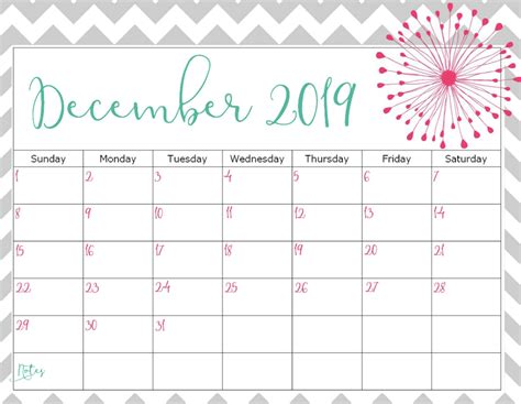 December Calendar Free Printable Web December Free Printable Calendar It’s A Busy Time Of Year ...