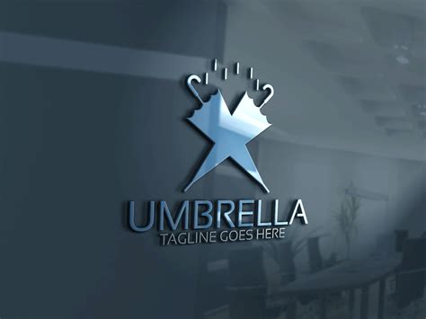 Umbrella Logo | Creative Logo Templates ~ Creative Market