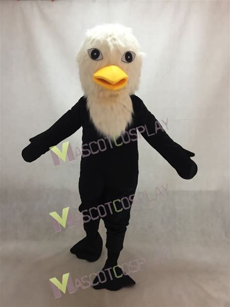 Yellow Beak Bald Eagle Mascot Costume