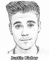 Justin Bieber Coloring Sheets Pages sketch template