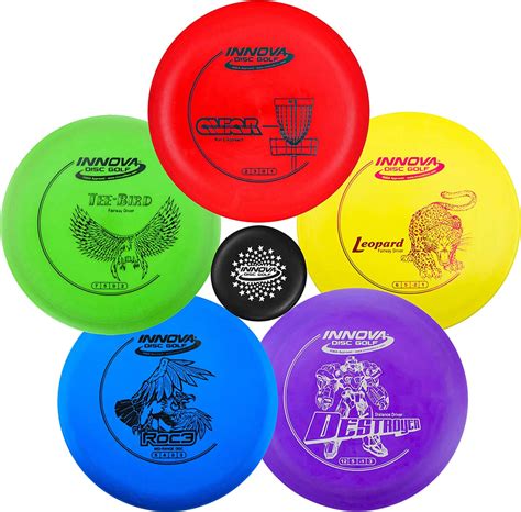 Disc Golf Starter Set – Colors May Vary 160-180g – DX Putter, Mid-Range, Driver PDGA Approved ...