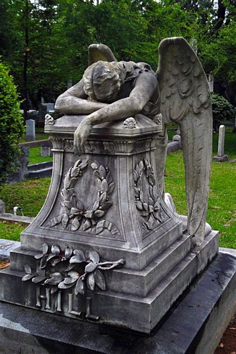 Mourning angel at Glenwood Cemetery, Houston, TX. | Cemetery statues, Cemetery art, Angel sculpture