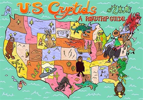 The U.S.A. Cryptid Road Map — OK Whatever