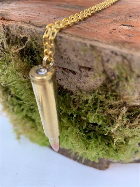 Gold Bullet chain necklace