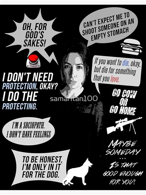 "Sameen Shaw - Person of Interest - Sarah Shahi" Poster by samaritan100 | Redbubble