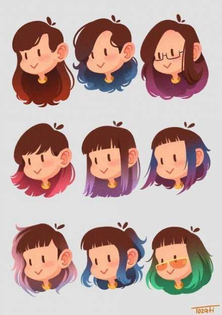 53 ideas for hair art drawing hairstyles | Drawing cartoon characters, Cartoon drawings, Cartoon ...