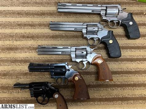 ARMSLIST - For Sale: Colt Snake Gun Set *Cobra, Diamondback, Python ...