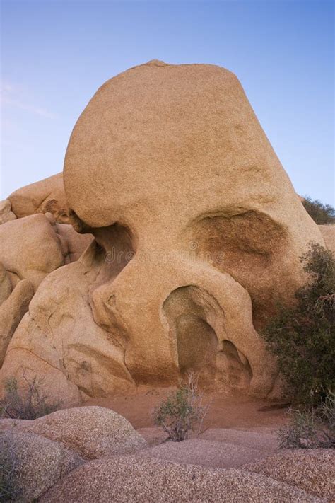 Skull Rock Joshua Tree National Park Stock Photo - Image of stone ...