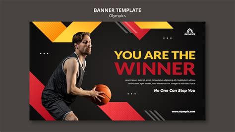 Free PSD | Basketball banner template