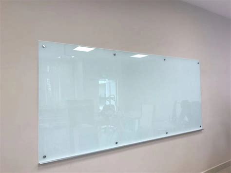 White Frosted Glass Whiteboard - Glass Designs