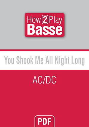 You Shook Me All Night Long - AC/DC (BASSE, Partitions How2Play, Bruno Tauzin).