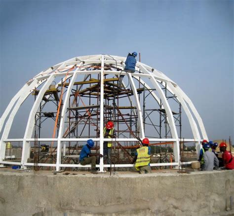 The Steel Structure Glass Dome Roof of Togo's Presidential Palace-LF-BJMB