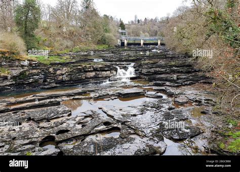 New Lanark and Falls of Clyde Circuit - Scotland - UK Stock Photo - Alamy