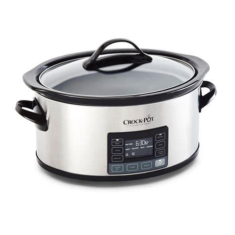 Crock-pot Crockpot 6-Quart Slow Cooker With Mytime Technology ...