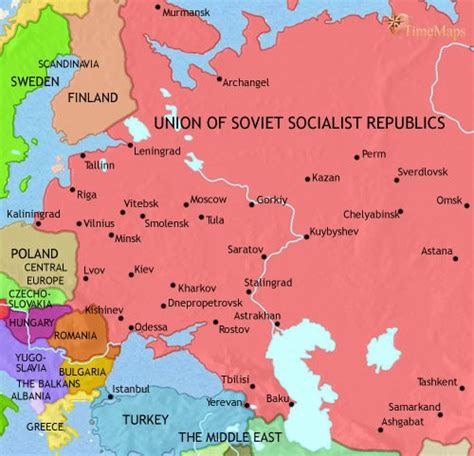 Soviet Union Map