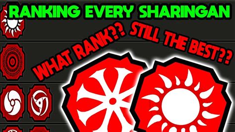 [CODES] RANKING EVERY SHARINGAN IN SHINDO LIFE!!! | Shindo Life Codes ...