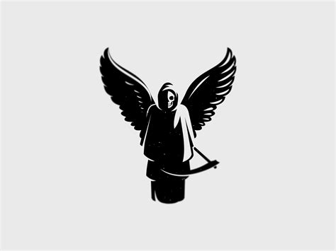 Death logo by Michael S. on Dribbble