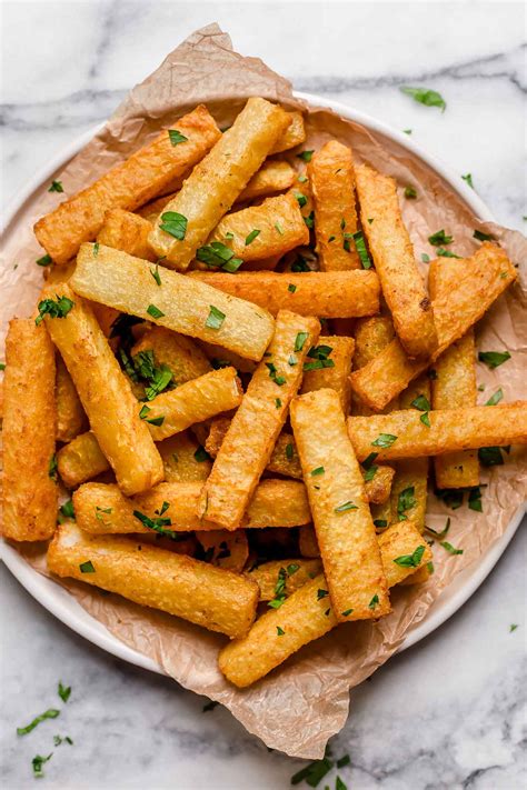 Golden Jicama Fries