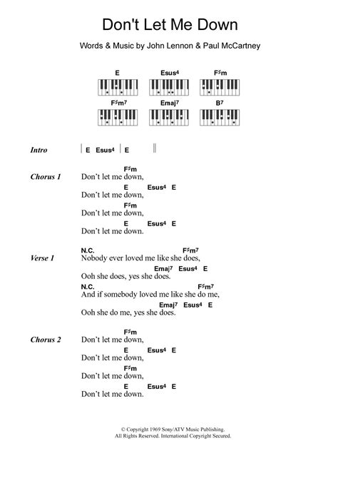 Easy Piano Chords Songs - Sheet and Chords Collection