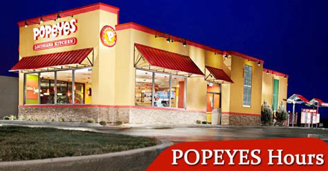 Popeyes Hours Near Me - Open/ Closed | Holiday Hours, Locations