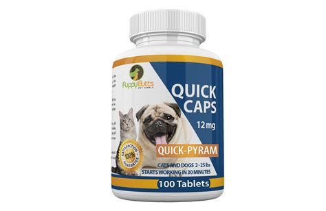 100 TABLETS QUICK CAPS Nitenpyram 12 mg Cats and Dogs 2-25 lbs – Puppy Butts Pet Supply