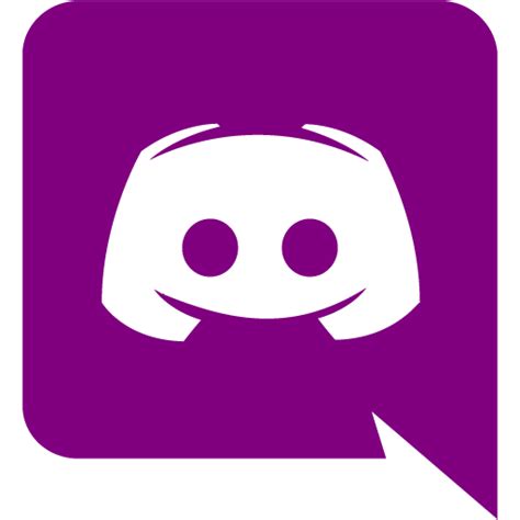 Purple discord icon - Free purple site logo icons