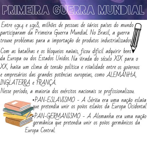 Mapa Mental Explicado!!! Resumo Da Primeira Guerra Mundial, 54% OFF