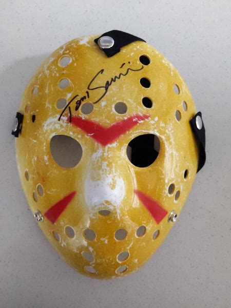 TOM SAVINI Signed Jason Voorhees Mask Autograph Horror SFX Icon BAS JSA – HorrorAutographs.com