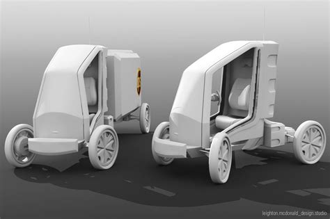 Rapid Delivery Vehicle by Leighton McDonald at Coroflot.com | Concept car design, Automotive ...