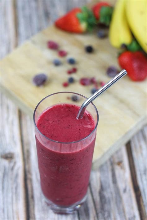 Frozen Mixed Fruit Smoothie - the best way to start the day!