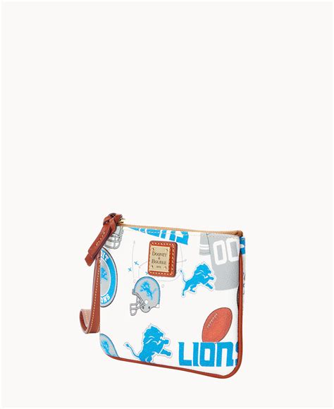 Dooney & Bourke NFL Lions Stadium Wristlet