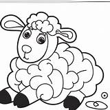Kids Coloring Pages Of Sheeps sketch template