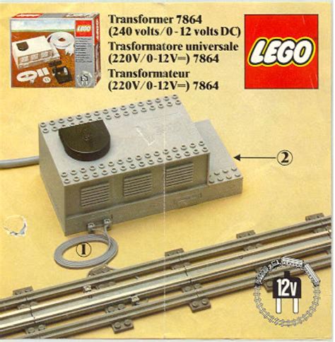 LEGO 7864 Transformer Instructions, Trains - 4.5/12V