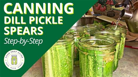 Canning Dill Pickle Spears [A Simple Recipe!] - YouTube