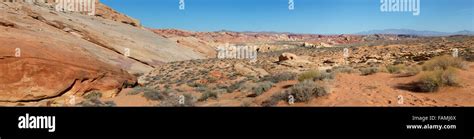 Valley of Fire, Nevada. Rainbow Vista Stock Photo - Alamy