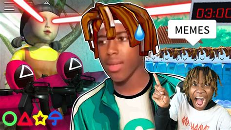 (Buur) ROBLOX Squid Game Funny Moments (MEMES) | REACTION! - YouTube