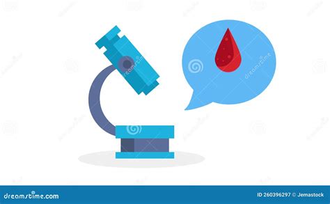 Blood Drop with Microscope Animation Stock Video - Video of liquid ...