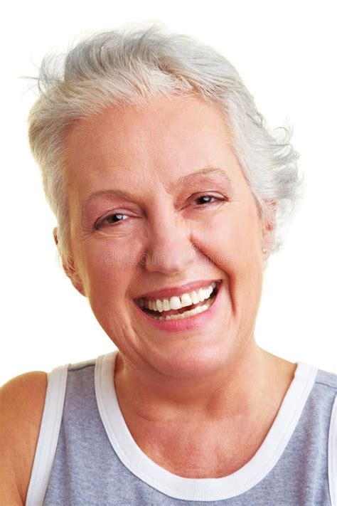 Smiling elderly woman stock photo. Image of happy, fitness - 12937516