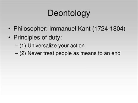 PPT - Consequentialism v. Deontology PowerPoint Presentation, free download - ID:6663072