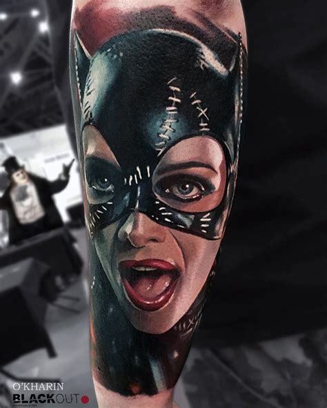 Catwoman on Guys Arm