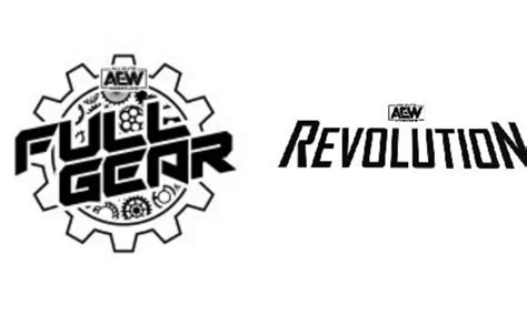 AEW Trademarks AEW Revolution, Plus Full Gear Logo