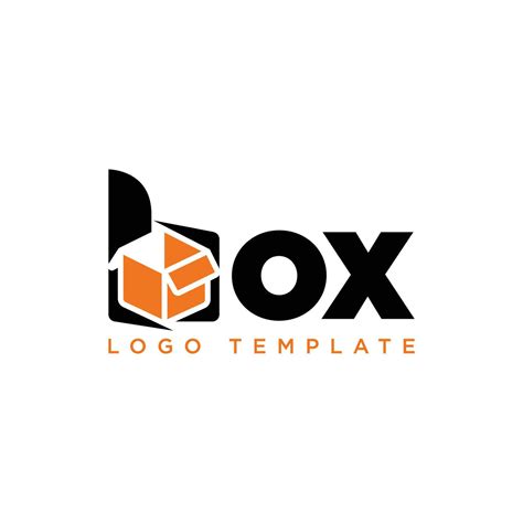 template logo box, logo icon box, initial illustration box B 29569820 ...