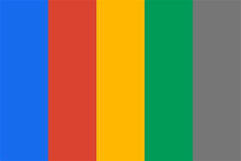 The Google Colors Color Palette