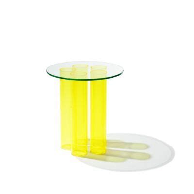 Tubular Side Table | Side table, Acrylic tube, Mid century modern furniture