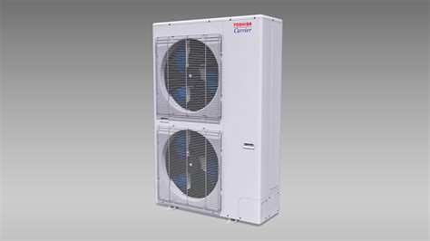 Single-phase Toshiba Carrier VRF Heat Pump Outdoor Unit 3D Model - TurboSquid 1735338