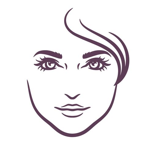 Woman face logo design template 6033256 Vector Art at Vecteezy