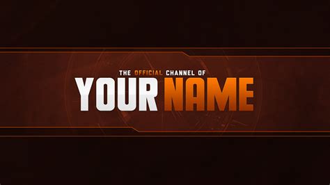 Youtube Banner Size Template