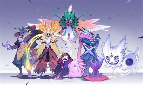 Dream Team Pokemon by Gary Vanaka | Pokémon desenho, Equipe pokemon ...