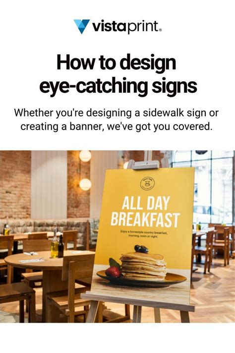 Signage Design Tips, How to Create Signage Design | VistaPrint