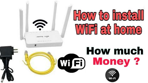 How to install wifi at home ( setup tour) - YouTube